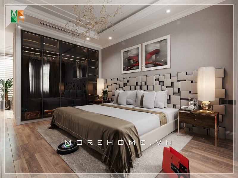 Một mẫu thiết kế nội thất phòng ngủ hiện đại và tiện lợi được giới thiệu cho các căn hộ, nhà phố và biệt thự.